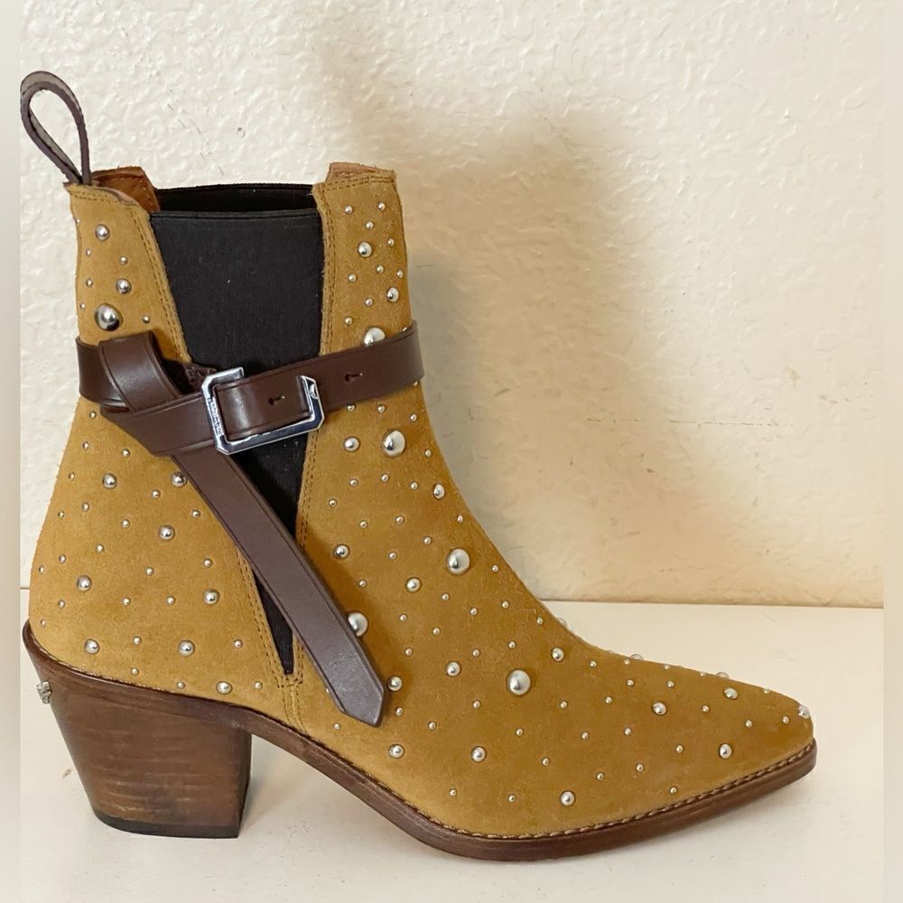 Zadig & Voltaire pointed toe boot Tyler Cecilia Dream Studded Suede. 39/8 New - Picture 11 of 16